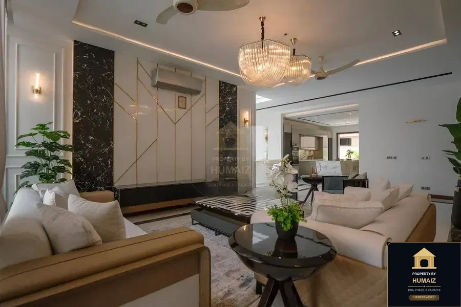 1,000 Sq. Yd. 6-Bedroom Luxury Villa (Brand New, Residence 29) in DHA Phase 8 For Sale in DHA Phase 8 Karachi — Property by Humaiz Architectural Asset