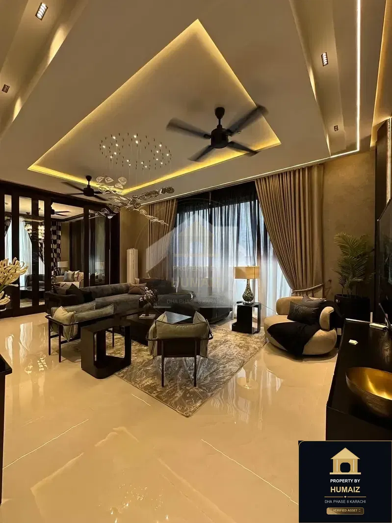 500 Sq. Yd. 5-Bedroom Luxury Villa (Basement, 6 Bath, Residence 2) in Zone A For Rent in DHA Phase 8 Karachi — Photograph 8
