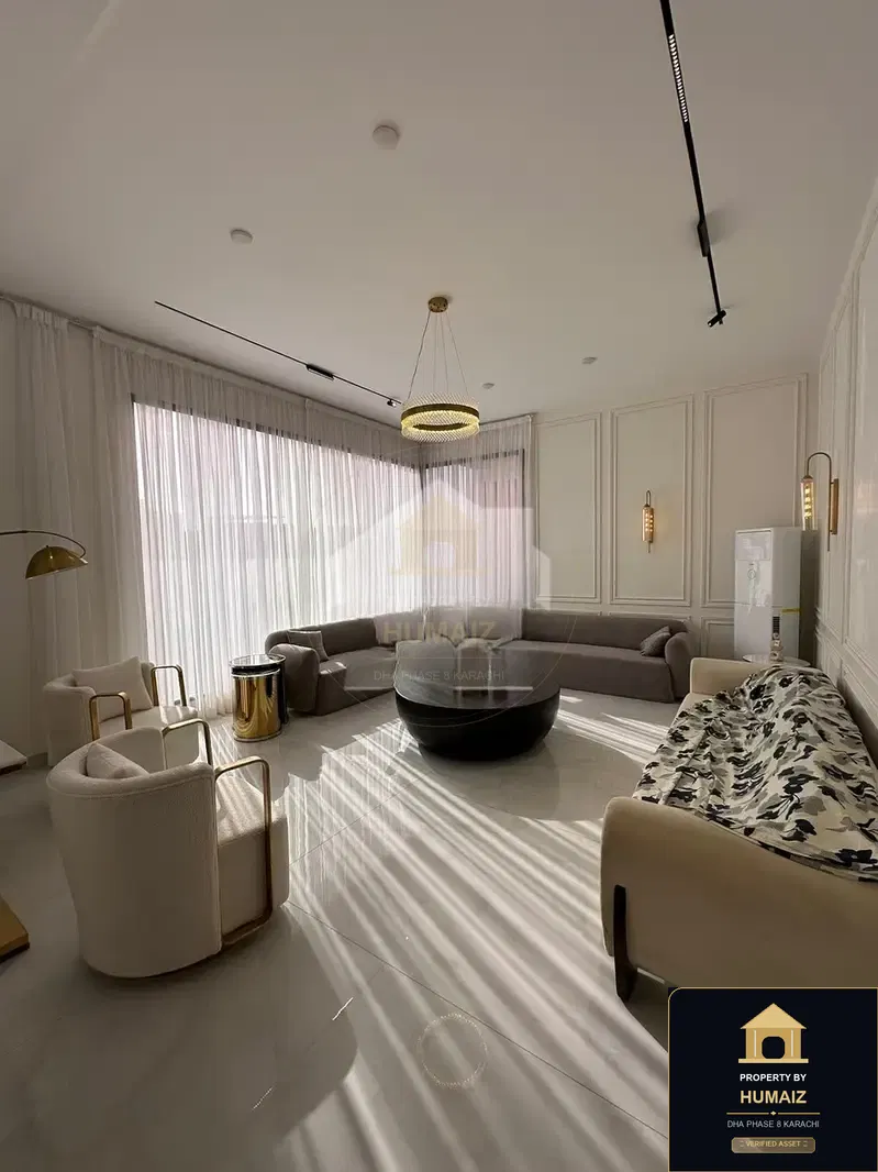 1,000 Sq. Yd. 5-Bedroom Luxury Villa (West Open, 6 Bath, Residence 1) in Zone A For Sale in DHA Phase 8 Karachi — Photograph 4