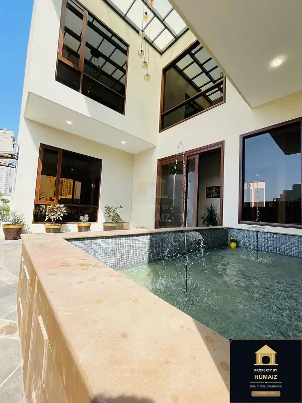 500 Sq. Yd. 5-Bedroom Luxury Villa (Private Pool, 6 Bath, Residence 2) in Zone B For Sale in DHA Phase 8 Karachi — Photograph 9