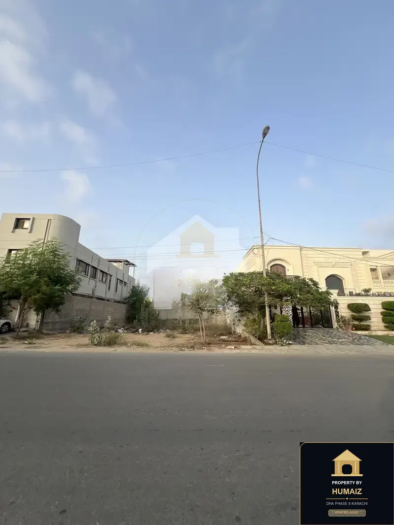 500 Sq. Yd. Residential Plot (West Open, Parcel 20) in Khayaban-e-Shujaat For Sale in DHA Phase 8 Karachi — Photograph 2