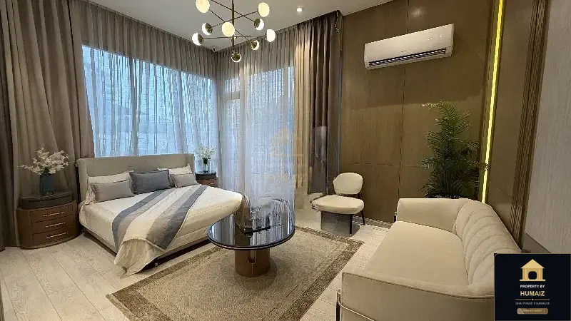 1-Bedroom Luxury Apartment (Sea Facing, 2 Bath, Suite 68) at HMR Waterfront For Sale in DHA Phase 8 Karachi — Photograph 10