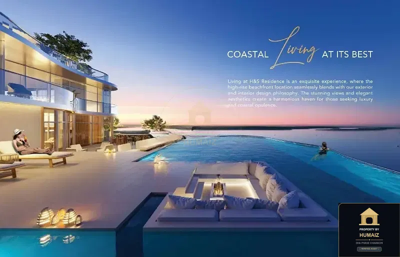 3-Bedroom Luxury Apartment (Sea Facing, 3 Bath, Suite 21) at HMR Waterfront For Sale in DHA Phase 8 Karachi — Photograph 11