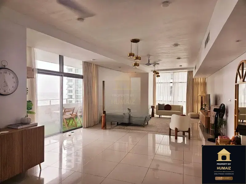 3-Bedroom Luxury Apartment (Sea Facing, Suite 14) at Reef Towers For Rent in DHA Phase 8 Karachi — Photograph 10