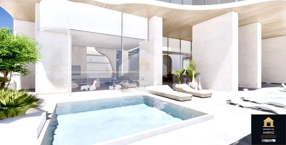 2-Bedroom Luxury Apartment (Sea Facing, 4 Bath, Suite 2) at HMR Waterfront For Sale in DHA Phase 8 Karachi — Photograph 22