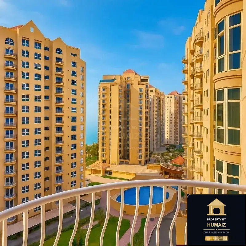 4-Bedroom Luxury Apartment (5 Bath, Suite 28) at Creek Vistas For Rent in DHA Phase 8 Karachi — Property by Humaiz Architectural Asset