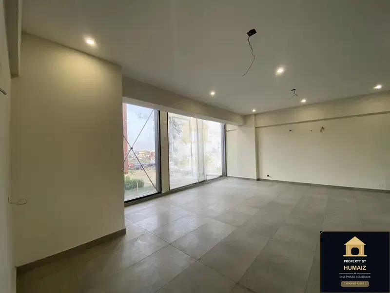 222 Sq. Yd. Corporate Office Space (Brand New, Unit 3) on Zulfiqar Commercial For Rent in DHA Phase 8 Karachi — Property by Humaiz Architectural Asset