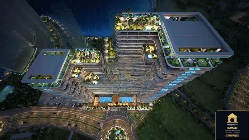 3-Bedroom Luxury Apartment (3 Bath, Suite 23) at HMR Waterfront For Sale in DHA Phase 8 Karachi — Photograph 8