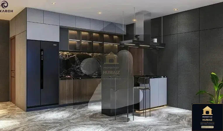 1-Bedroom Luxury Apartment (1 Bath, Suite 96) at HMR Waterfront For Sale in DHA Phase 8 Karachi — Photograph 5