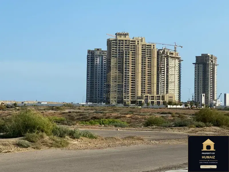 100 Sq. Yd. Commercial Plot (Corner, Parcel 63) on Peninsula Commercial For Sale in DHA Phase 8 Karachi — Photograph 5
