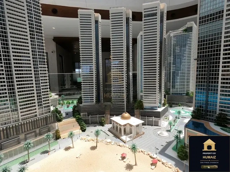 3-Bedroom Luxury Apartment (Corner, 3 Bath, Suite 4) at HMR Waterfront For Sale in DHA Phase 8 Karachi — Photograph 9