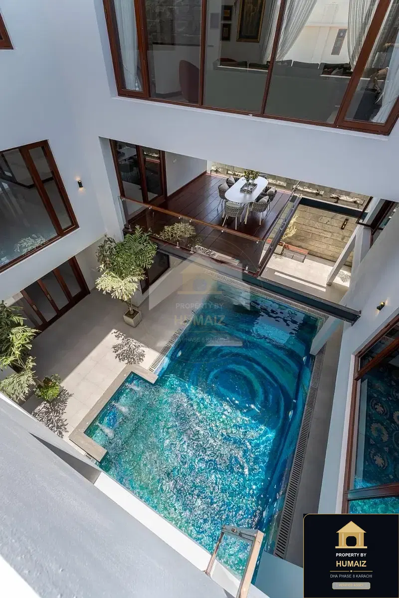 1,000 Sq. Yd. 7-Bedroom Luxury Villa (Basement, 7 Bath, Residence 1) in Zone A For Sale in DHA Phase 8 Karachi — Photograph 3