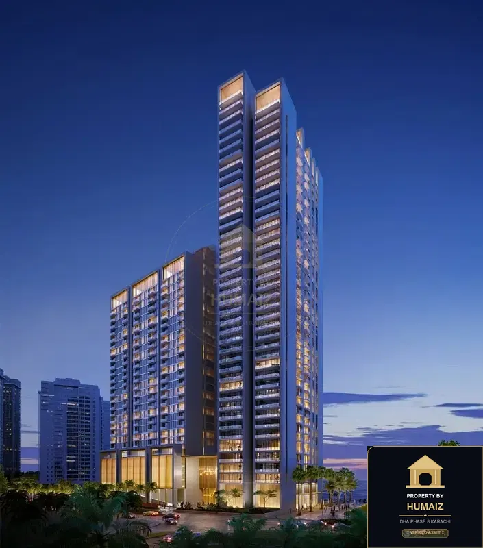 3-Bedroom Luxury Apartment (Sea Facing, 4 Bath, Suite 54) at The Views For Sale in DHA Phase 8 Karachi — Photograph 2