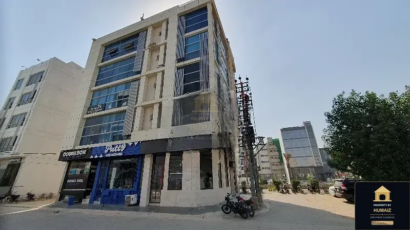183 Sq. Yd. Commercial Retail Shop on Khayaban-e-Shaheen For Rent in DHA Phase 8 Karachi — Property by Humaiz Architectural Asset