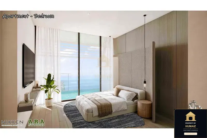 1-Bedroom Luxury Apartment (Sea Facing, 1 Bath, Suite 4) at Tower A For Sale in DHA Phase 8 Karachi — Photograph 13