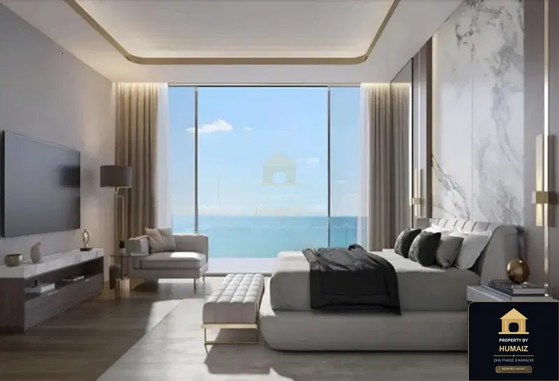 2-Bedroom Luxury Apartment (Sea Facing, 2 Bath, Suite 105) at HMR Waterfront For Sale in DHA Phase 8 Karachi — Photograph 4