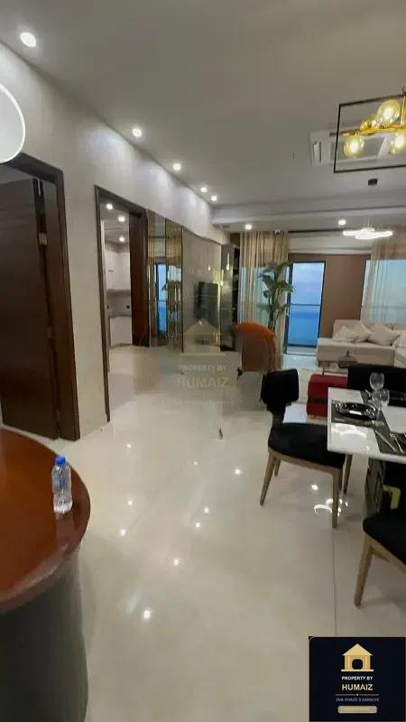 1-Bedroom Luxury Apartment (Sea Facing, 2 Bath, Suite 88) at HMR Waterfront For Sale in DHA Phase 8 Karachi — Photograph 2