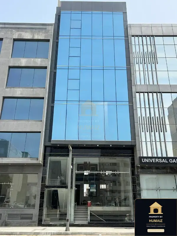 100 Sq. Yd. Commercial Building (Basement, 2 Bath, Unit 12) on Al-Murtaza Commercial For Rent in DHA Phase 8 Karachi — Property by Humaiz Architectural Asset