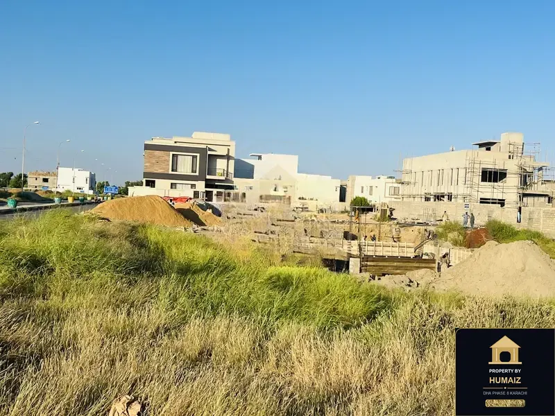 500 Sq. Yd. Residential Plot (Corner, Parcel 1) in Zone E For Sale in DHA Phase 8 Karachi — Property by Humaiz Architectural Asset