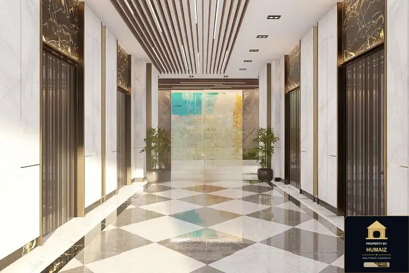 2-Bedroom Luxury Apartment (Sea Facing, 2 Bath, Suite 2) at Tower A For Sale in DHA Phase 8 Karachi — Photograph 9