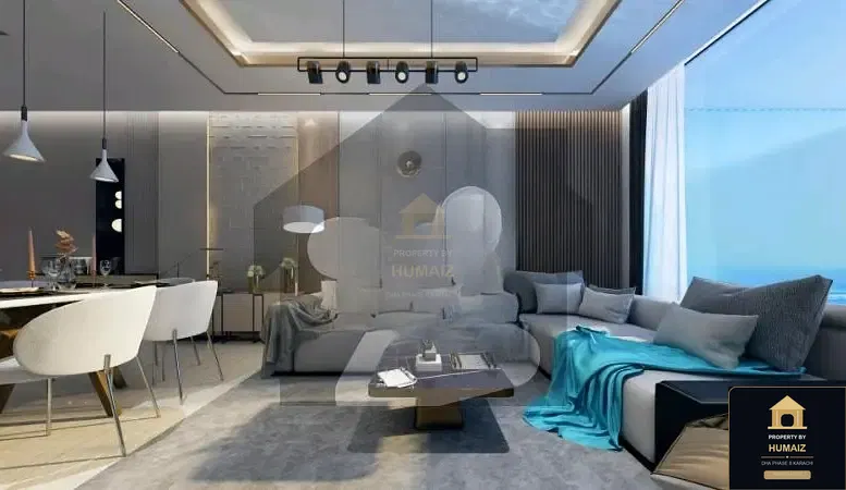 1-Bedroom Luxury Apartment (Corner, 1 Bath, Suite 97) at HMR Waterfront For Sale in DHA Phase 8 Karachi — Photograph 5