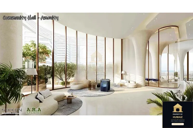 2-Bedroom Luxury Apartment (Sea Facing, 2 Bath, Suite 51) at HMR Waterfront For Sale in DHA Phase 8 Karachi — Photograph 12