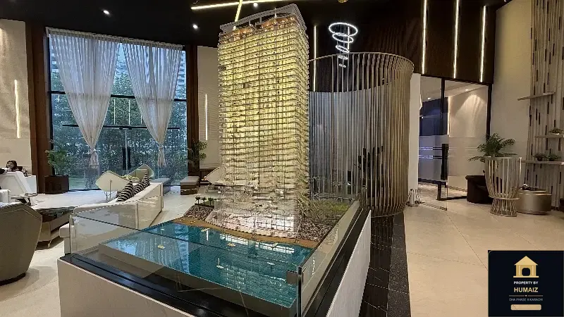 1-Bedroom Luxury Apartment (Sea Facing, 2 Bath, Suite 68) at HMR Waterfront For Sale in DHA Phase 8 Karachi — Photograph 15