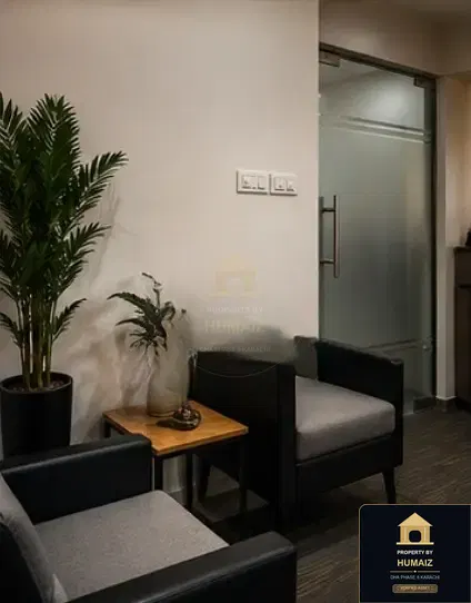 111 Sq. Yd. Corporate Office Space (1 Bath, Unit 8) on Al-Murtaza Commercial For Rent in DHA Phase 8 Karachi — Photograph 3