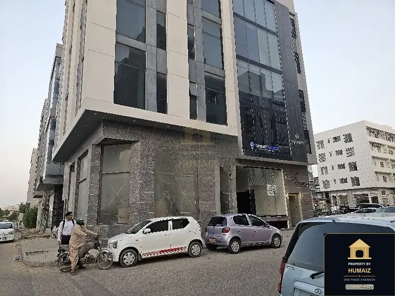 111 Sq. Yd. Corporate Office Space (Unit 1) on Zulfiqar Commercial For Rent in DHA Phase 8 Karachi — Property by Humaiz Architectural Asset