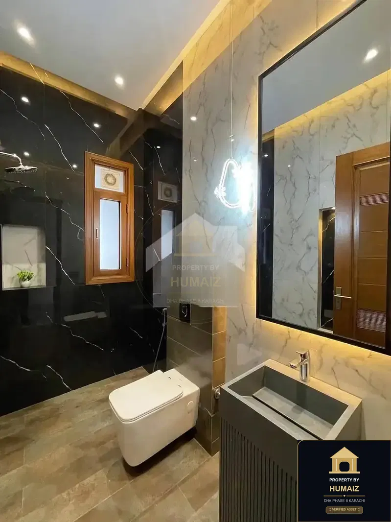 100 Sq. Yd. 4-Bedroom Luxury Villa (West Open, 5 Bath, Residence 4) in Zone B For Sale in DHA Phase 8 Karachi — Photograph 7