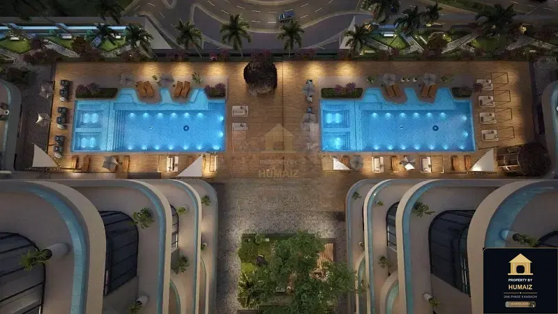 1-Bedroom Luxury Apartment (2 Bath, Suite 6) in DHA Phase 8 For Sale in DHA Phase 8 Karachi — Photograph 8