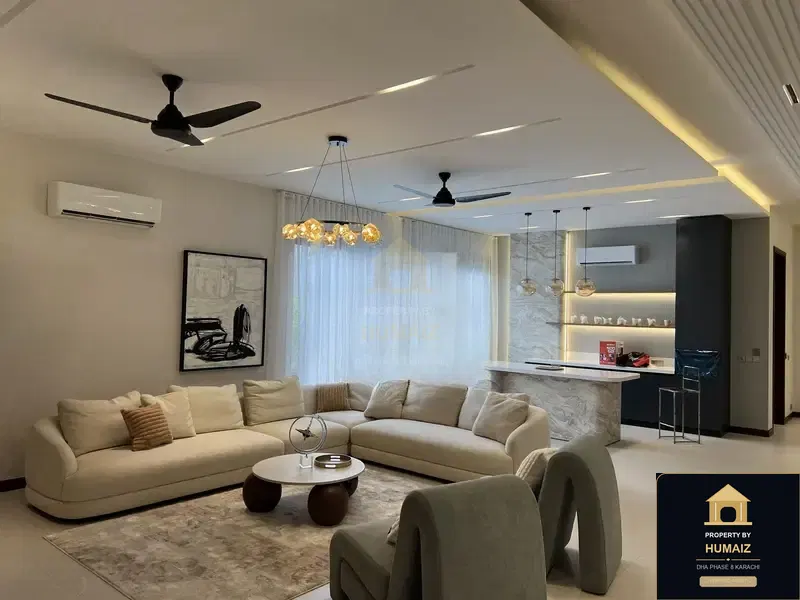 1,000 Sq. Yd. 7-Bedroom Luxury Villa (Basement, Residence 8) in DHA Phase 8 For Sale in DHA Phase 8 Karachi — Property by Humaiz Architectural Asset