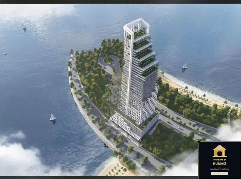 1-Bed Luxury Penthouse (Sea Facing, 1 Bath, Suite 7) at HMR Waterfront For Sale in DHA Phase 8 Karachi — Photograph 3