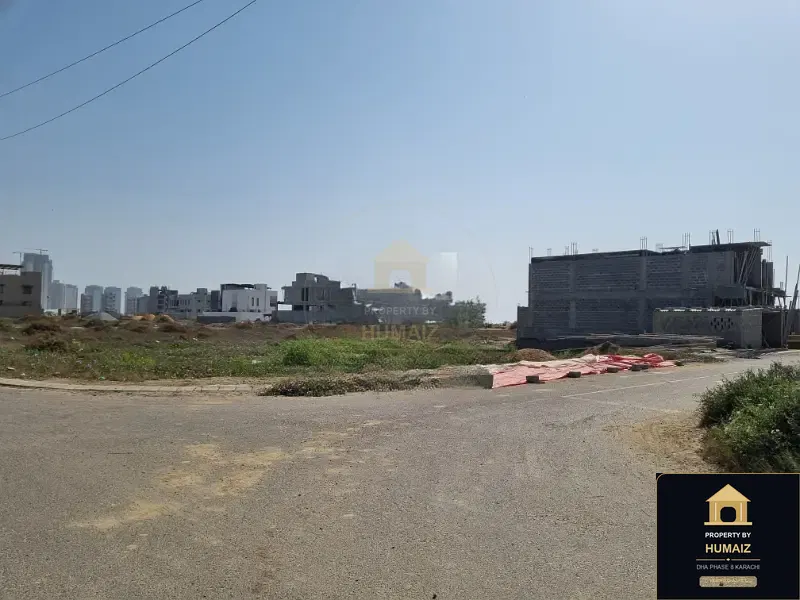 500 Sq. Yd. Residential Plot (West Open, Parcel 5) at Creek Vistas For Sale in DHA Phase 8 Karachi — Property by Humaiz Architectural Asset