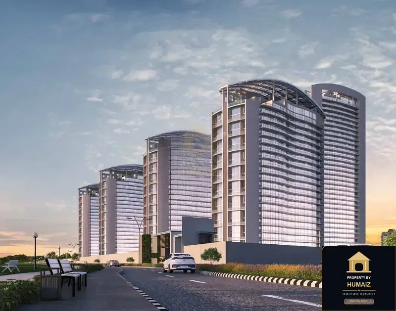 3-Bedroom Luxury Apartment (Private Pool, 3 Bath, Suite 3) at The Arkadians For Sale in DHA Phase 8 Karachi — Photograph 2