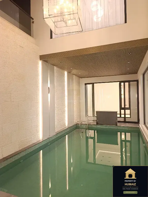 500 Sq. Yd. 5-Bedroom Luxury Villa (Private Pool, 6 Bath, Residence 6) at Creek Vistas For Sale in DHA Phase 8 Karachi — Photograph 13