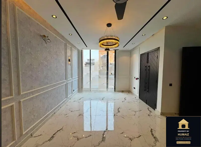 100 Sq. Yd. 4-Bedroom Luxury Villa (West Open, 5 Bath, Residence 3) in Khayaban-e-Iqbal For Sale in DHA Phase 8 Karachi — Photograph 4
