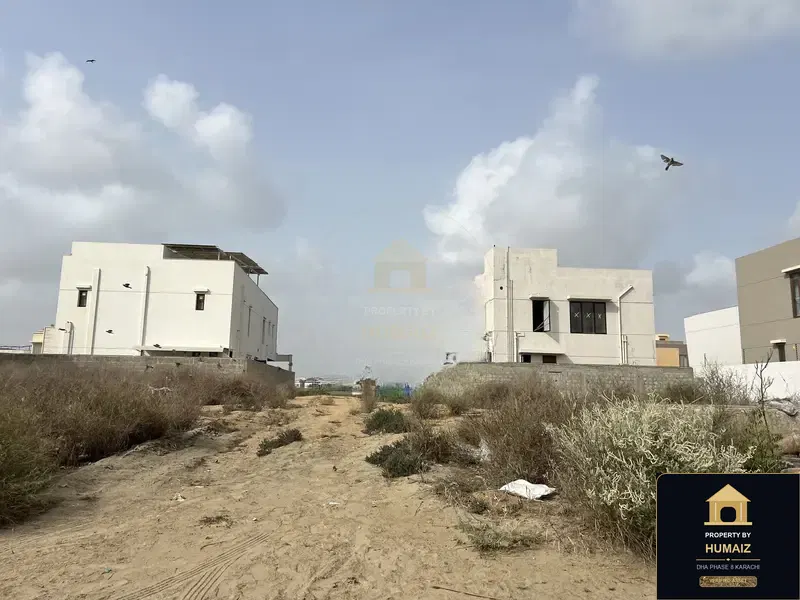 500 Sq. Yd. Residential Plot (West Open, Parcel 3) in Khayaban-e-Ghalib For Sale in DHA Phase 8 Karachi — Property by Humaiz Architectural Asset