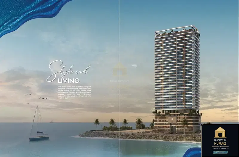 3-Bedroom Luxury Apartment (Sea Facing, 3 Bath, Suite 38) at HMR Waterfront For Sale in DHA Phase 8 Karachi — Photograph 3
