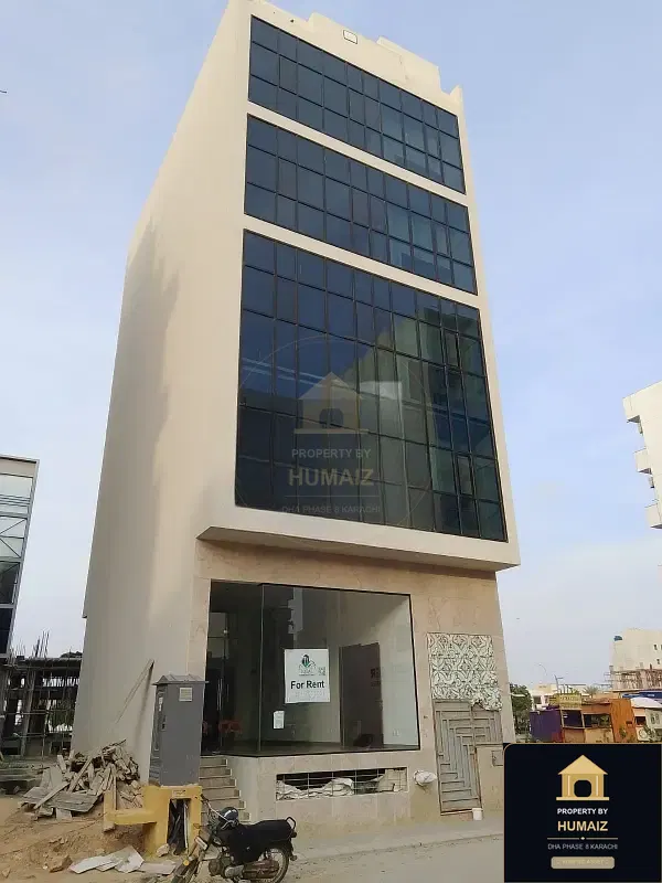100 Sq. Yd. Commercial Building (Basement, Unit 6) on Al-Murtaza Commercial For Rent in DHA Phase 8 Karachi — Property by Humaiz Architectural Asset