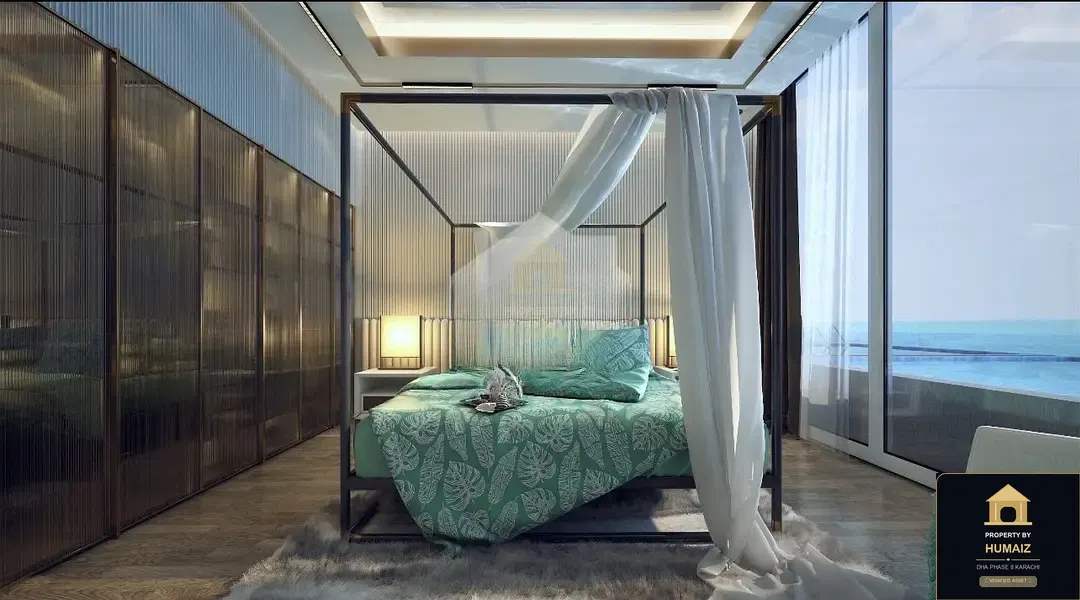 3-Bedroom Luxury Apartment (Corner, 4 Bath, Suite 62) at HMR Waterfront For Sale in DHA Phase 8 Karachi — Photograph 4