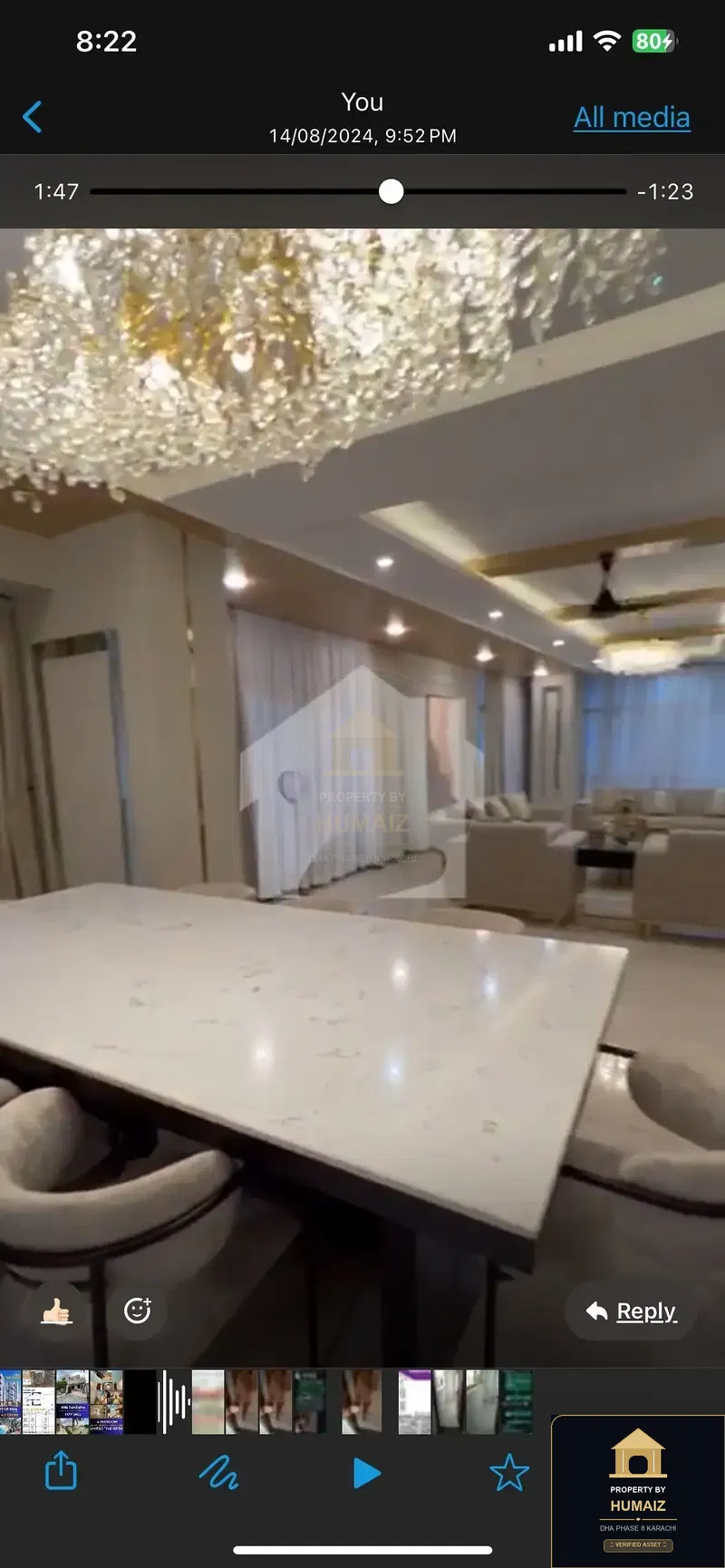 3-Bedroom Luxury Apartment (Sea Facing, 3 Bath, Suite 6) at Pearl Towers For Sale in DHA Phase 8 Karachi — Photograph 6