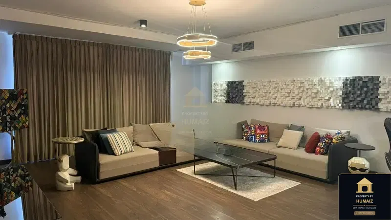 2-Bedroom Luxury Apartment (2 Bath, Suite 9) at Pearl Towers For Rent in DHA Phase 8 Karachi — Property by Humaiz Architectural Asset