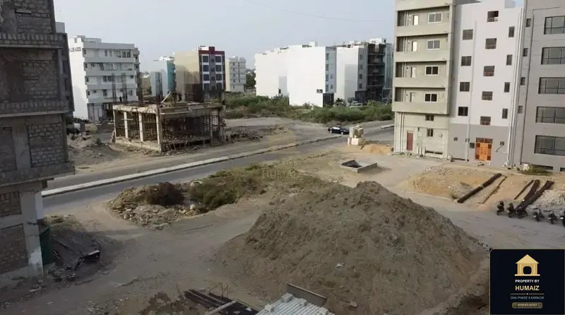 100 Sq. Yd. Commercial Plot (Corner, Parcel 63) on Peninsula Commercial For Sale in DHA Phase 8 Karachi — Photograph 3