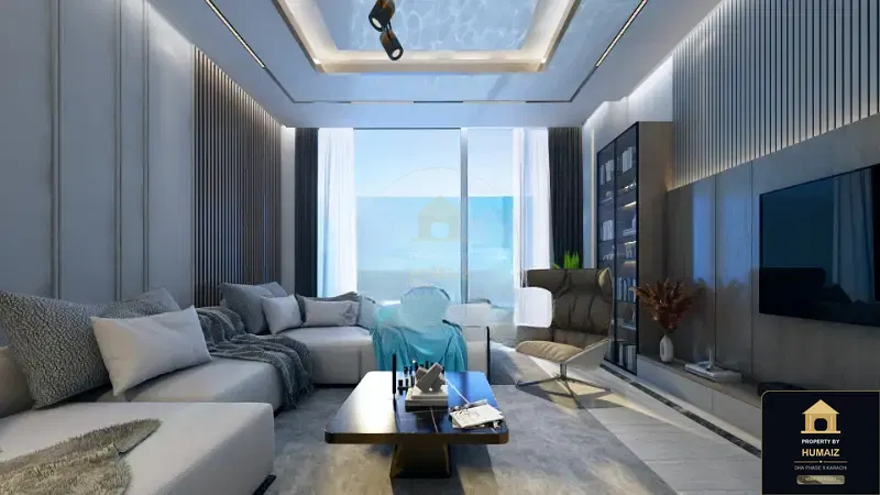 3-Bedroom Luxury Apartment (Corner, 3 Bath, Suite 60) at HMR Waterfront For Sale in DHA Phase 8 Karachi — Photograph 13