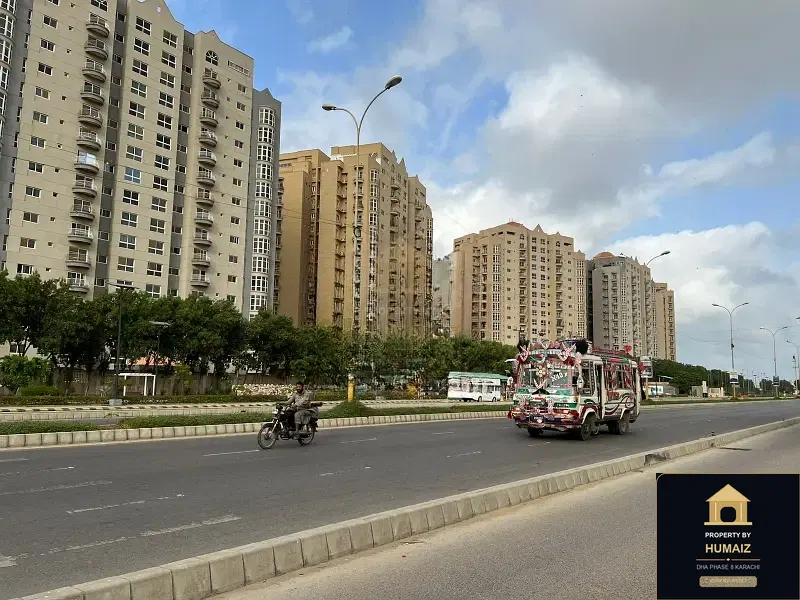500 Sq. Yd. Residential Plot (West Open, Parcel 17) in Khayaban-e-Shujaat For Sale in DHA Phase 8 Karachi — Photograph 3