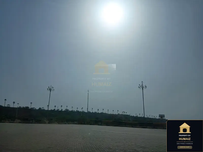 120 Sq. Yd. Residential Plot (West Open, Parcel 7) in Khayaban-e-Iqbal For Sale in DHA Phase 8 Karachi — Property by Humaiz Architectural Asset