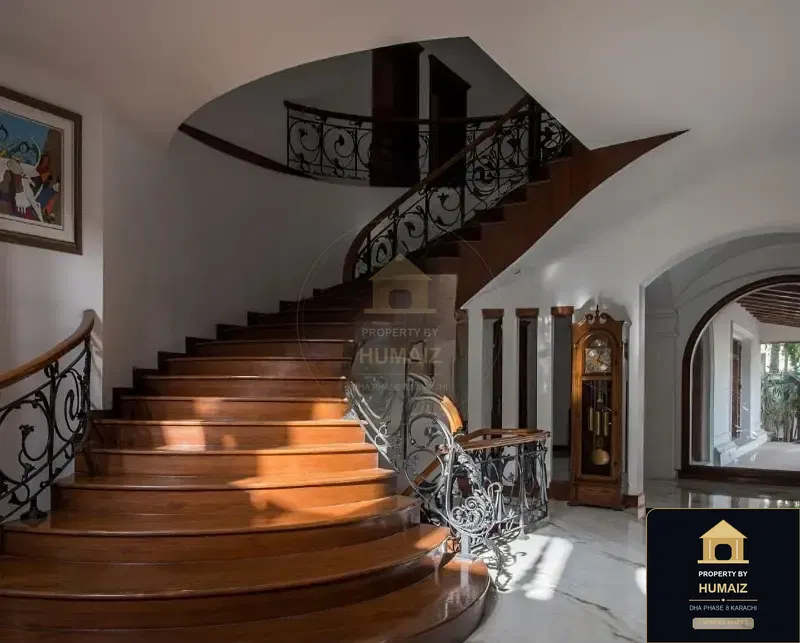 2,000 Sq. Yd. 6-Bedroom Luxury Villa (Basement, 6 Bath, Residence 1) in DHA Phase 8 For Sale in DHA Phase 8 Karachi — Property by Humaiz Architectural Asset
