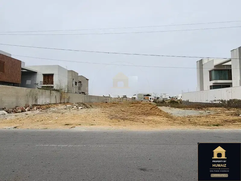 500 Sq. Yd. Residential Plot (West Open, Parcel 1) in Zone B For Sale in DHA Phase 8 Karachi — Property by Humaiz Architectural Asset