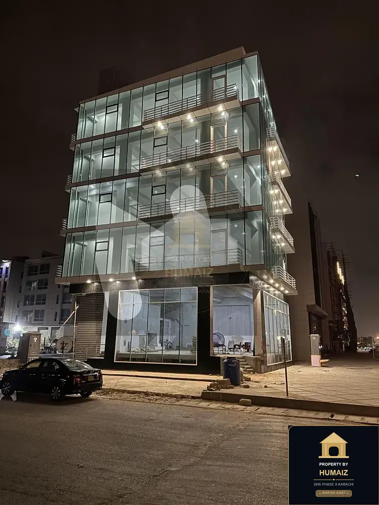 233 Sq. Yd. Corporate Office Space (Corner, Unit 1) on Al-Murtaza Commercial For Rent in DHA Phase 8 Karachi — Photograph 2